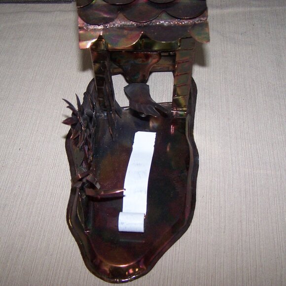 VTG Toilet Tin Wind Up Musicbox Copper Color Plays Those Were the Days My Friend - Picture 3 of 8